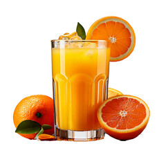 orange juice and oranges