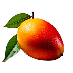 mango on white background