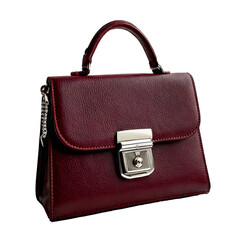brown leather bag