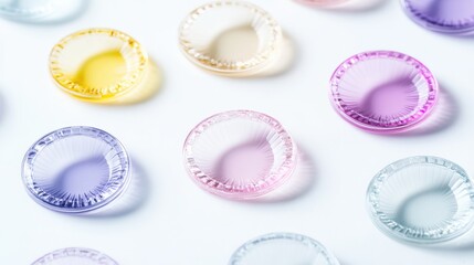 Luxurious Contact Lens Collection in Pastel Shades