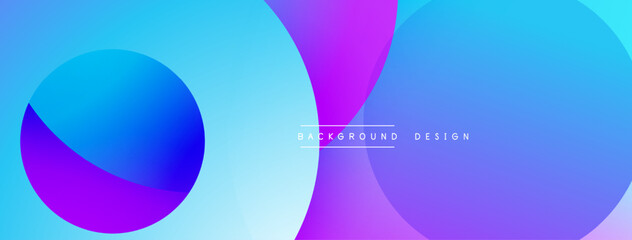 Background design with overlapping circular shapes, featuring smooth gradients and soft lighting effects, creating a dynamic abstract composition