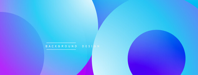 Background design with overlapping circular shapes, featuring smooth gradients and soft lighting effects, creating a dynamic abstract composition