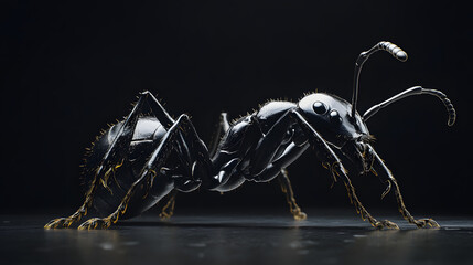 Fototapeta premium insect, isolated, animal, macro, bug, white, mosquito, nature, pest, beetle, closeup, black, antenna, fly, close-up, wasp, cricket, brown, close, grasshopper, white background, mosquitoe, malaria, det