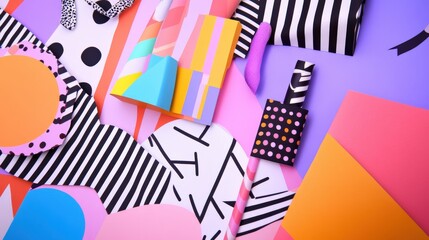 Playful Stationery Items with Vibrant Graphics