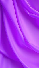 Fototapeta premium Draped folds of soft purple chiffon fabric showing delicate texture and sheerness, textile, elegant, gauze