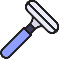 Cleaning Squeegee Filled Line Icon