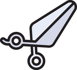 Scissors Filled Line Icon