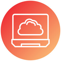 Vector Design Laptop Icon Style