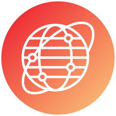 Vector Design Global Network Icon Style