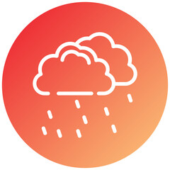 Vector Design Raining Icon Style