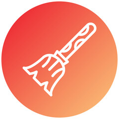 Vector Design Broomstick Icon Style