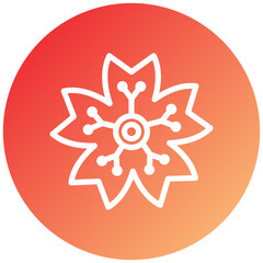 Vector Design Cherry Blossom Icon Style