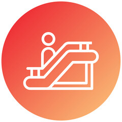 Vector Design Escalator Icon Style