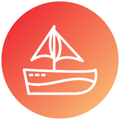 Vector Design Boat Icon Style