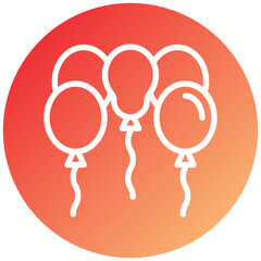 Balloons Icon Style