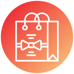 Gift Bag Icon Style