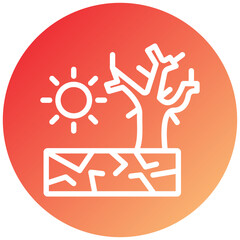 Desertification Icon Style
