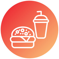 Fast Food Icon Style