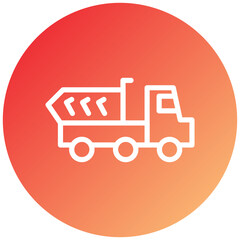Dump Truck Icon Style