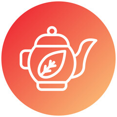 Tea Pot Icon Style