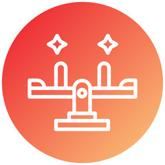 Seesaw Icon Style