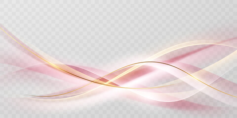 Luxury pink wave abstract background. Modern design. Vector illustration.