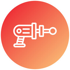 Space Gun Icon Style