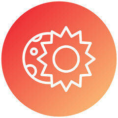 Lunar Eclipse Icon Style