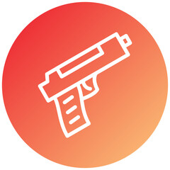 Army Gun Icon Style