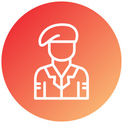 Army Soldier Icon Style