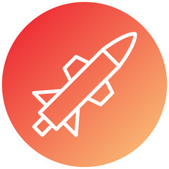 Army Rocket Icon Style