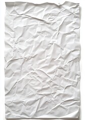 Obraz premium Crumpled white paper texture (3)