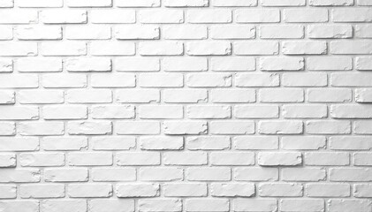Vintage white wash brick wall with a rustic textured surface ideal for background design,  background,  white wash