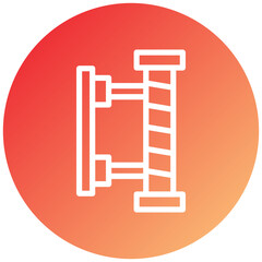 Barber Pole Icon Style