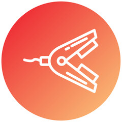 Hair Straightener Icon Style