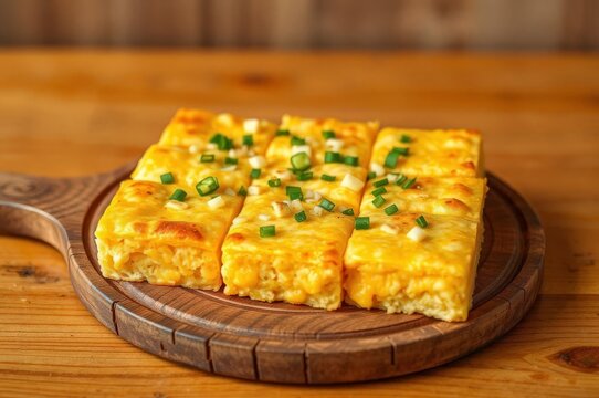Rustic Paraguayan Sopa Paraguaya