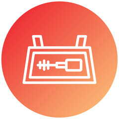 Cosmetic Bag Icon Style