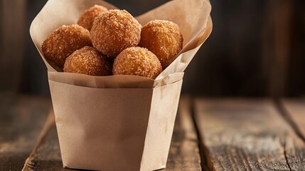cheese filled arancini rice balls served hot with golden crust