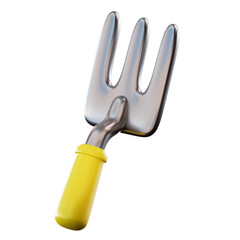 3D Illustration Pitchfork