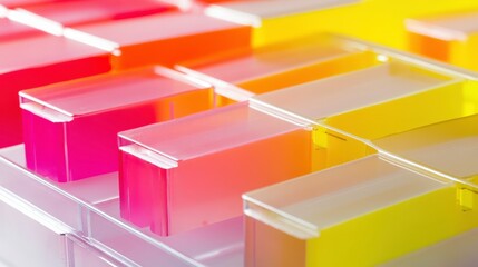 Vibrant Color Coded Inventory System for Farm Products