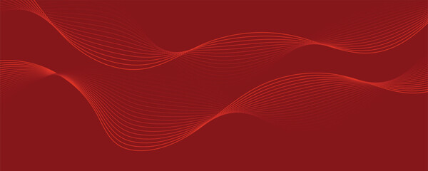 abstract red wave background