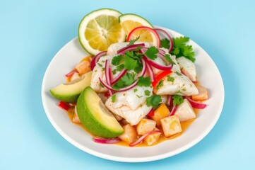 Peruvian Ceviche with Avocado