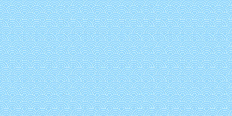 Japanese wave seamless pattern background vector