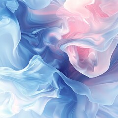 Obraz premium Abstract Swirls of Blue and Pink Hues