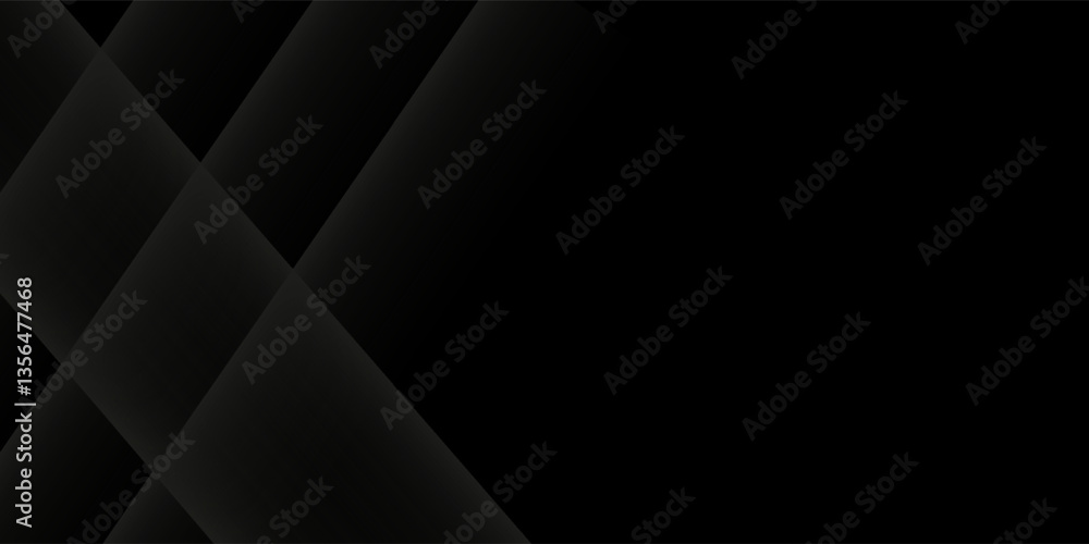Poster black abstract background. elegant dark diagonal shape elements.