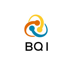 BQI creative minimalist letter logo.