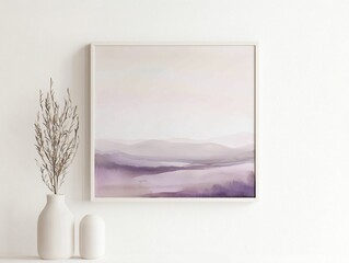 Lavender Hills Art Print