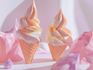 Sweet Ice Cream Cones