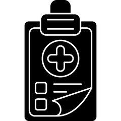 Medical Record Icon Vector Element