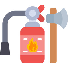 Fire Extinguisher Icon Vector Element